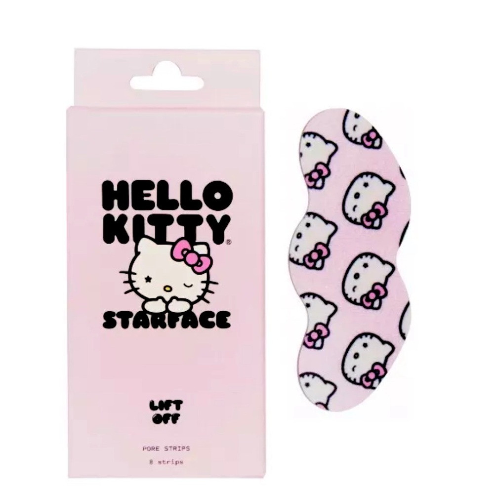 Hello Kitty STARFACE Lift Off Pore stripes
1 box contains 8 pore stripes